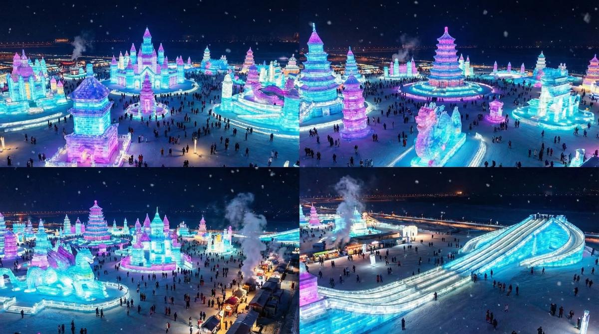 黑丝旅游视频-哈尔滨冰雪大世界